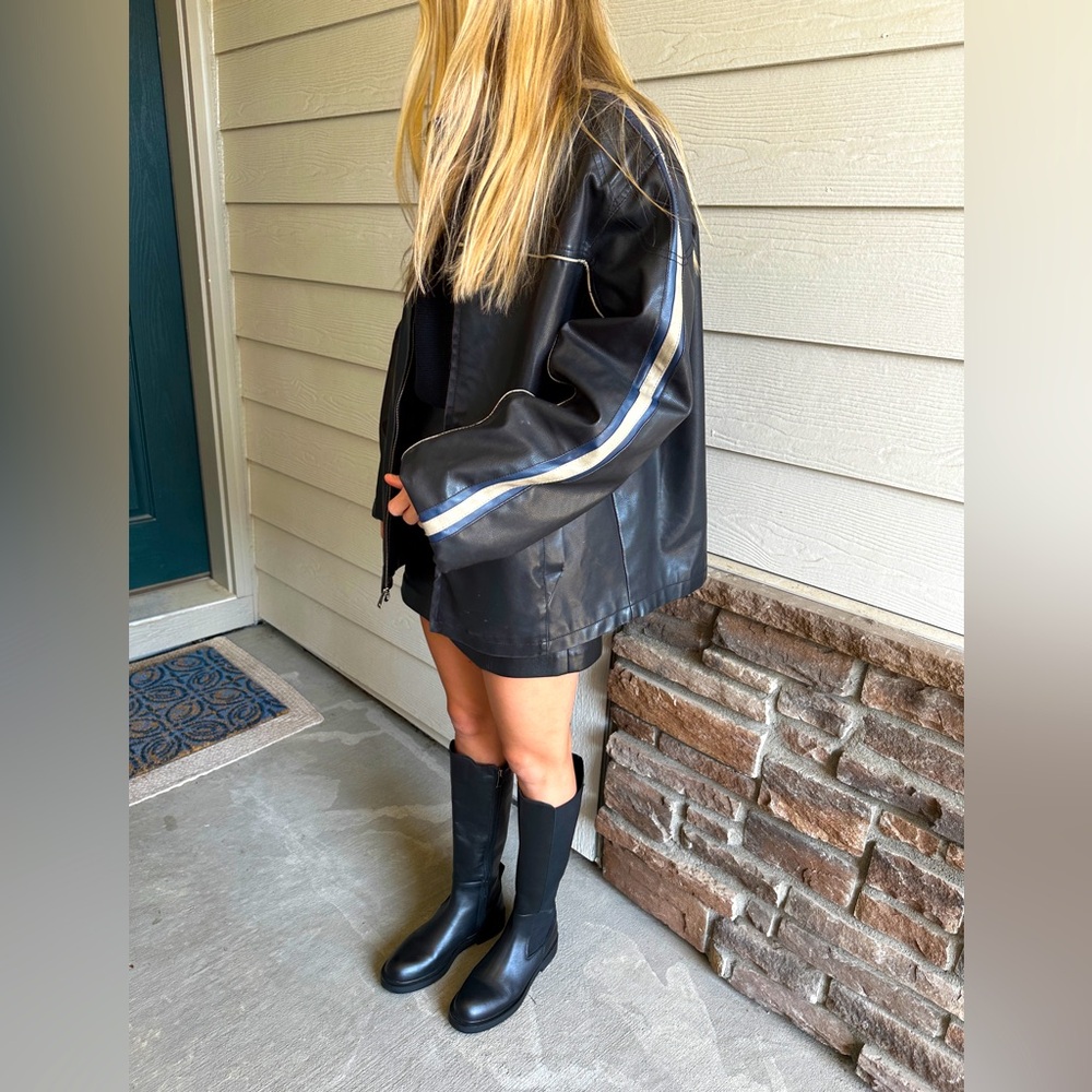 Arizona Faux leather bomber